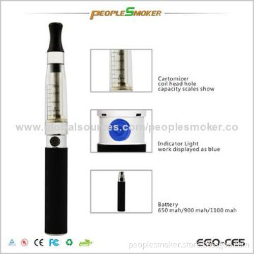 Popular Electronic Cigarettes/Clearomizers with Tank Vapor Pipes, 1.6mL Capacity